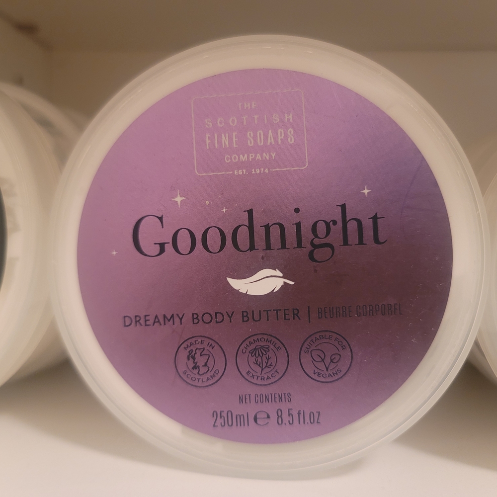 Scottish Fine Soaps Goodnight Dreamy Body Butter Jar 8.8oz/250ml